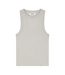 Retro Logo Rib Tank Top Cement