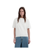 Retro Linen Boxy Tee Off White