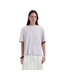 Retro Linen Boxy Tee Purple Heather
