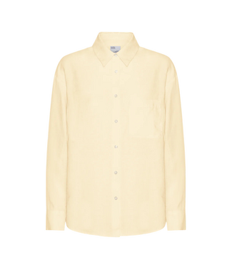 Colorful Standard Linen Oversized Shirt Soft Yellow