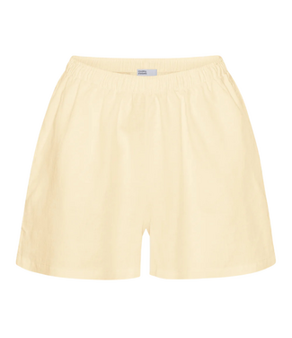 Colorful Standard Linen Shorts Soft Yellow