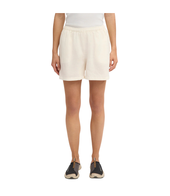 Linen Shorts Ivory White