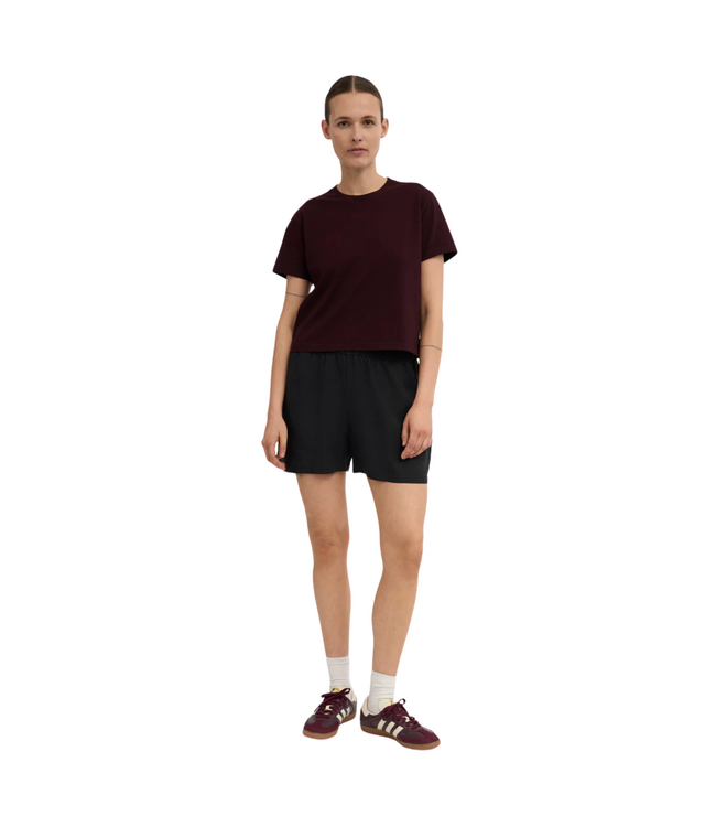 Linen Shorts Black
