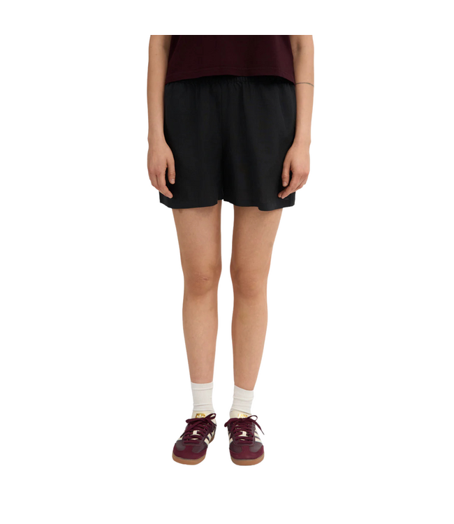 Linen Shorts Black