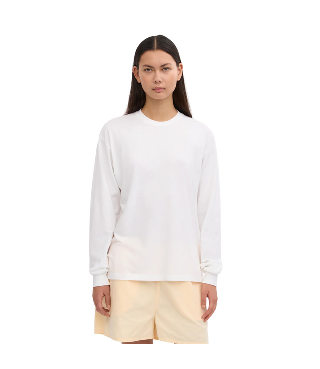 Oversized LS T-shirt Optical White