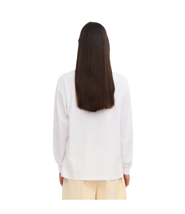Oversized LS T-shirt Optical White