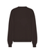 Organic Oversized Crew Coffee Brown