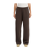 Organic Straight Leg Sweatpants Coffee Brown