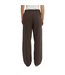 Organic Straight Leg Sweatpants Coffee Brown