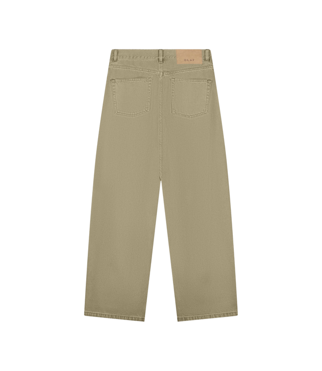 Monogram Barrel Leg Denim Pant Treehouse