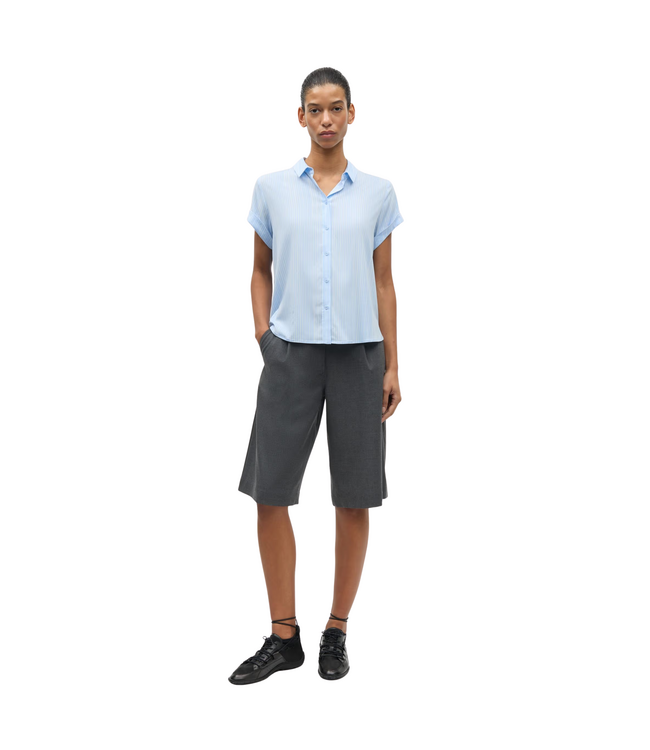 Saharper Pleatshorts Omrbe Blue