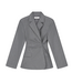 Olaf Wool Asymetric Blazer Sharkskin
