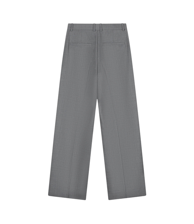 Wool Tailored Trousers Sharkskin