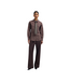 Checked Fitted Shirt Chocolate Plum