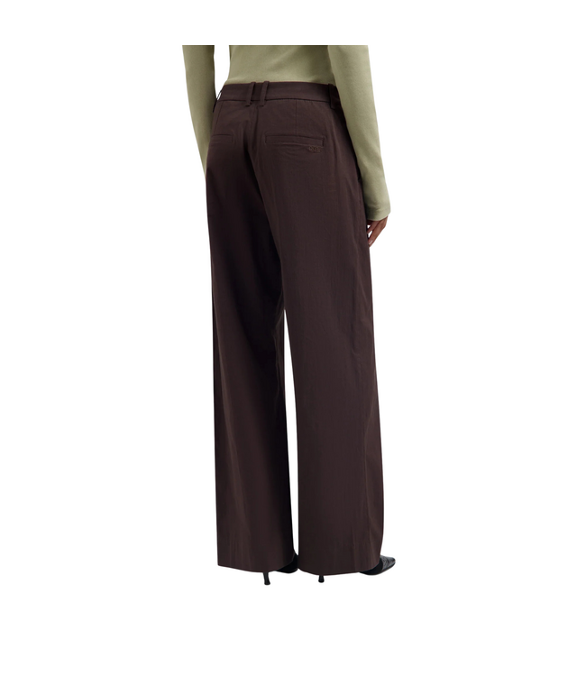 Tailored Trousers Chocolate Plum