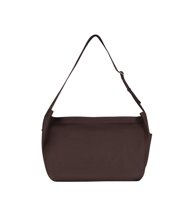 Newspaper Bag Chocolate Plum