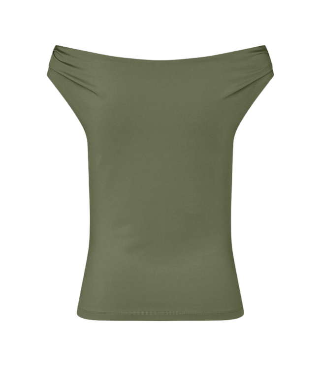 Hima Off-Shoulder Army Dust