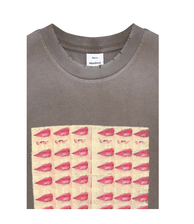 Vera Kisses Tshirt Major Brown