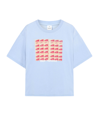 Won Hundred Houston Kisses Tshirt Brunnera Blue