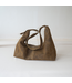 Large Slouchy Bag Olive Suede