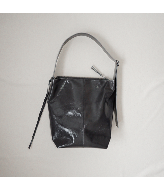 Tote Bag Crushed Patent Stone
