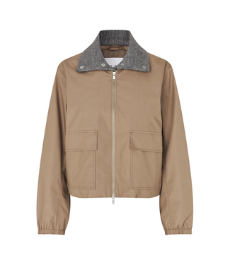 Samsoe Samsoe Sabianco Jacket Lead Gray
