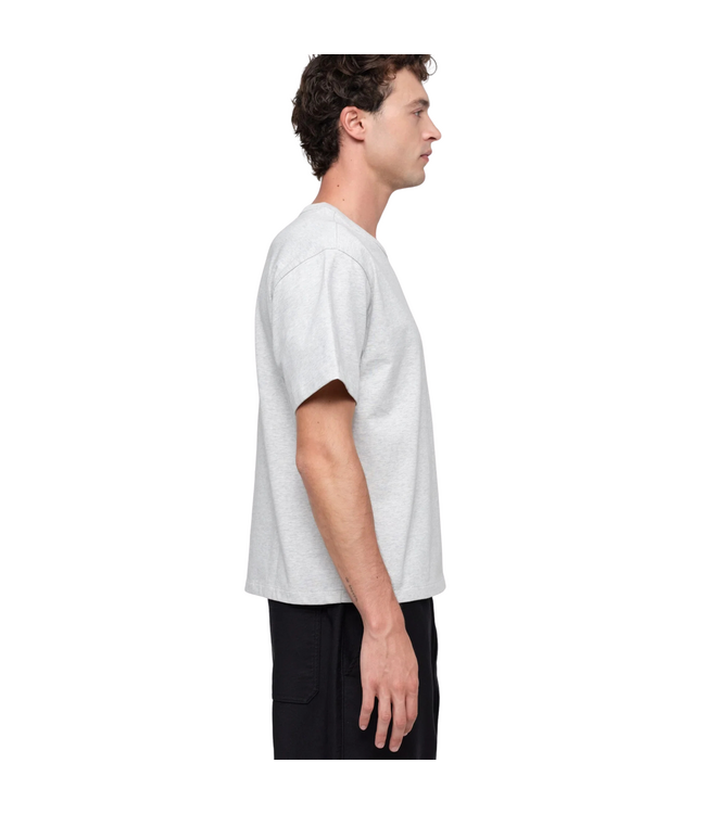 True Extra Heavy Boxy Tee Misty Grey Melange