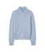 Organic Basics True Knit High Collar Cardigan Cloudy Blue
