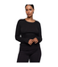 Core Rib Long Sleeve Black