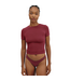 Organic Basics Flex Tee Cranberry