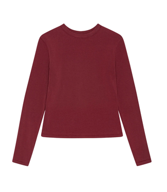 Organic Basics Flex Long Sleeve Tee Cranberry