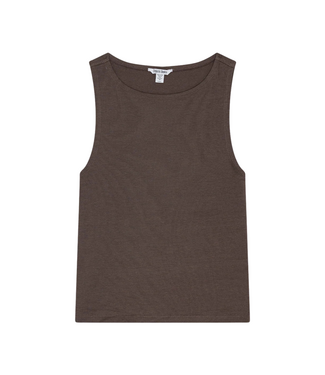 Organic Basics Everyday Boat Neck Top Truffle