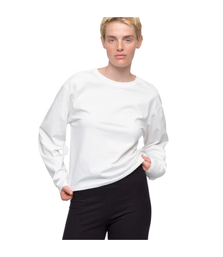 Organic Basics True Heavy Long Sleeve Tee White