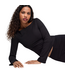 Core Boat Neck Long Sleeve Black