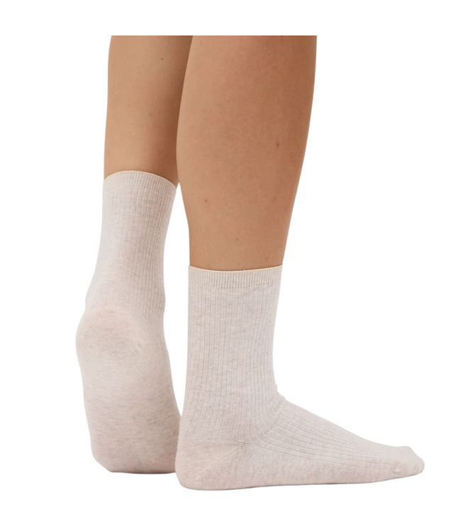 Women Classic Organic Sock Ivory White