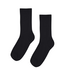 Women Classic Organic Sock Deep Black