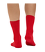 Merino Wool Blend Sock Red Tangerine