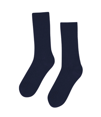 Colorful Standard Merino Wool Blend Sock Navy Blue