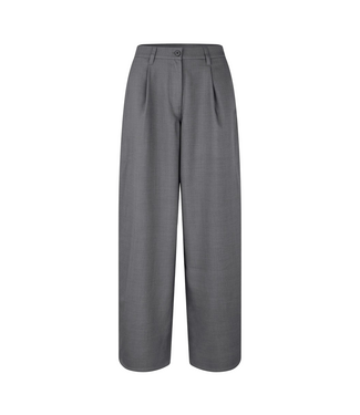Samsoe Samsoe Saharper Pleat Trousers Dark Grey Mel
