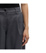 Saharper Pleat Trousers Dark Grey Mel