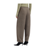 Wool Herringbone Barrel Leg Pant