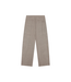 Wool Herringbone Barrel Leg Pant