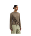Tie Detail LS Top Chocolate Chip