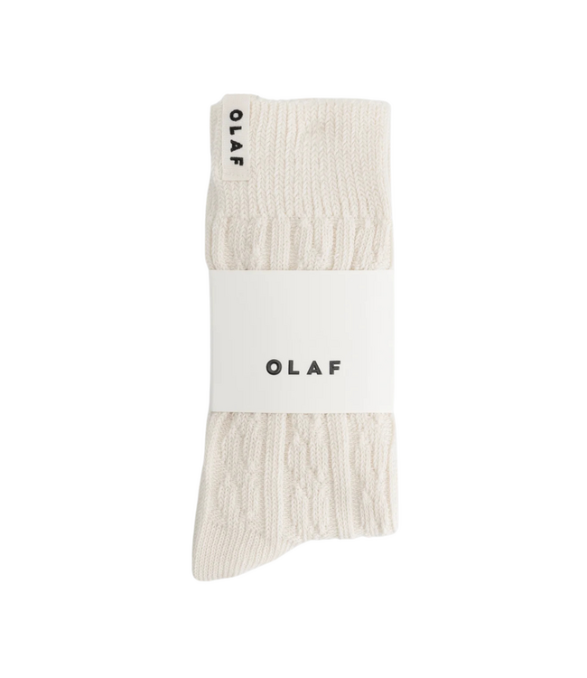Cable Sock Off White
