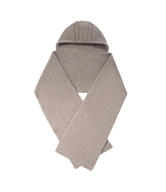 Olaf Wool Hooded Scarf Chocolate Chip