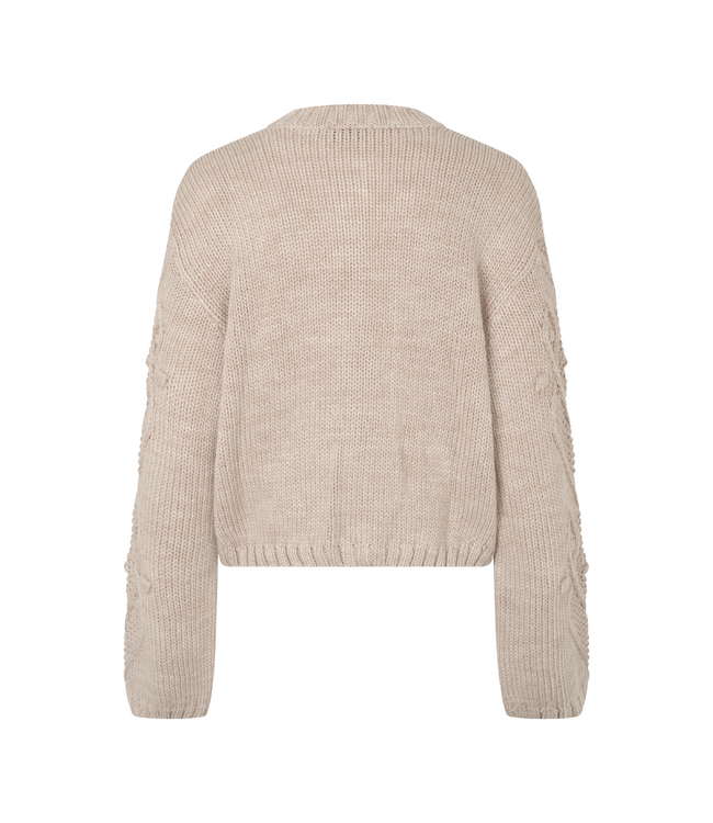 Dahlia Cardigan Beige Melange