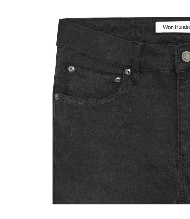 Salima Denim Pants Black