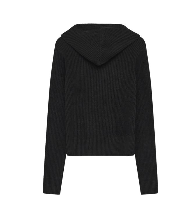 Glasgow Knit Hood W Black