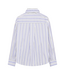 Lenoa Panel Stripe Shirt Micro Chip Grey Comb