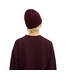Merino Wool Beanie Oxblood Red